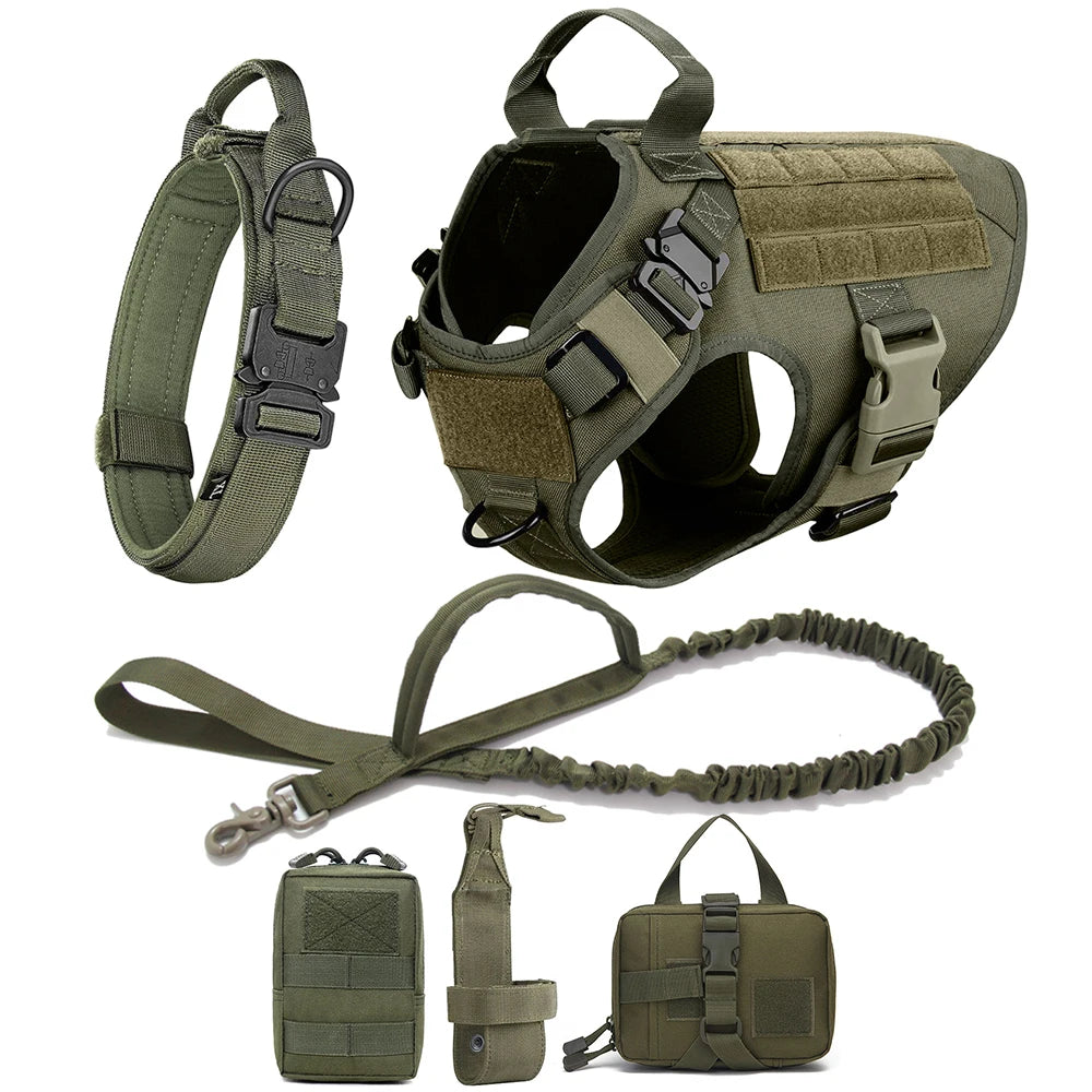 Tactical Training Harness Set - Jungle Green